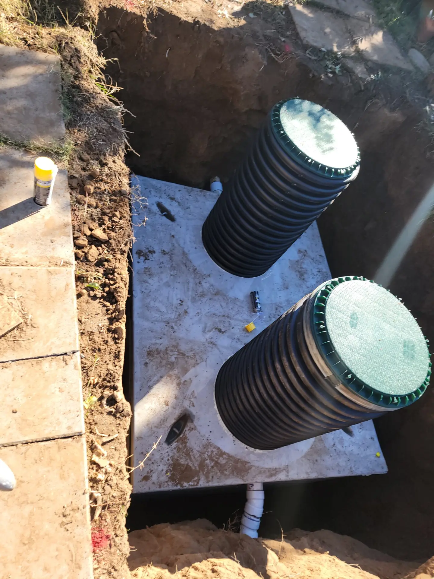 Concrete Septic Tank with Risers in Ventura County by Advanced Sanitation Septic System Services